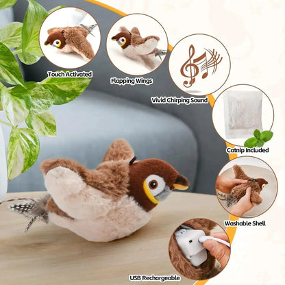Liora Pets Flapping Bird Toy