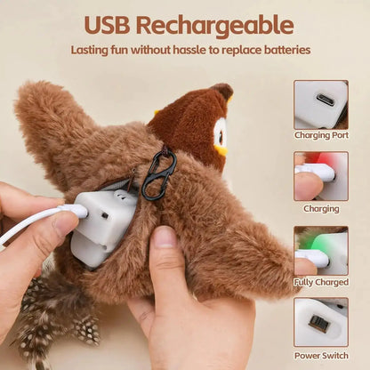 Liora Pets Flapping Bird Toy