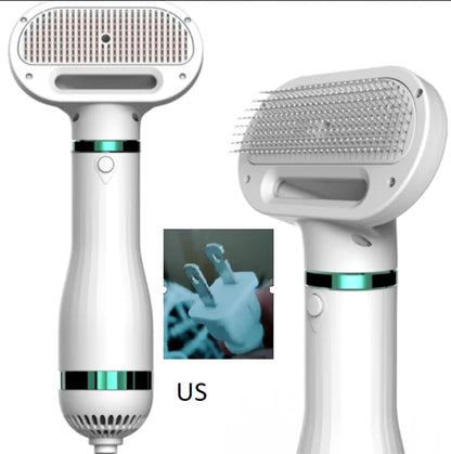 Liora Pets 2-in-1 Portable Dog Hair Dryer & Grooming Comb