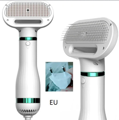 Liora Pets 2-in-1 Portable Dog Hair Dryer & Grooming Comb
