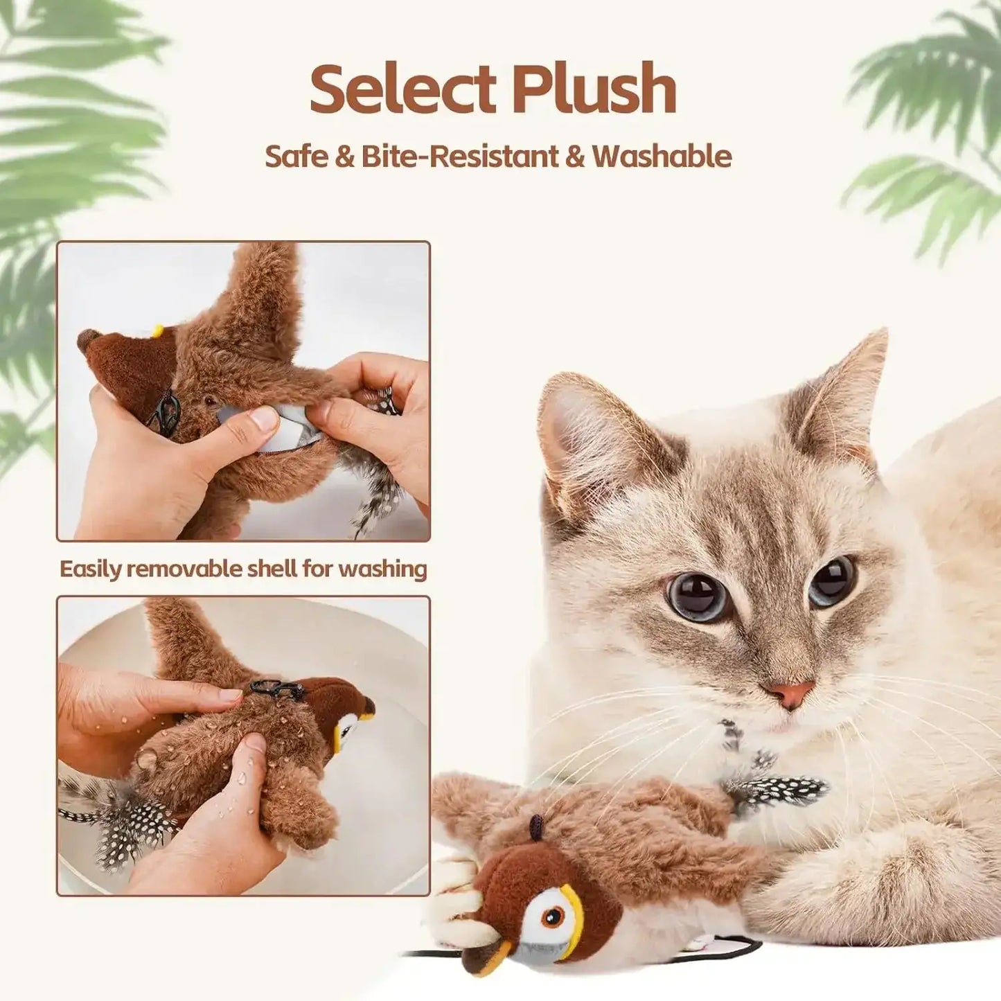 Liora Pets Flapping Bird Toy