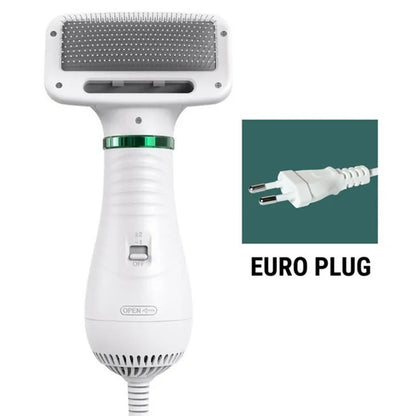 Liora Pets 2-in-1 Portable Dog Hair Dryer & Grooming Comb