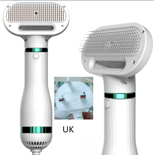 Liora Pets 2-in-1 Portable Dog Hair Dryer & Grooming Comb
