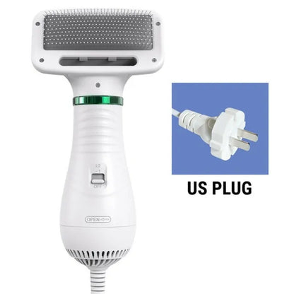 Liora Pets 2-in-1 Portable Dog Hair Dryer & Grooming Comb
