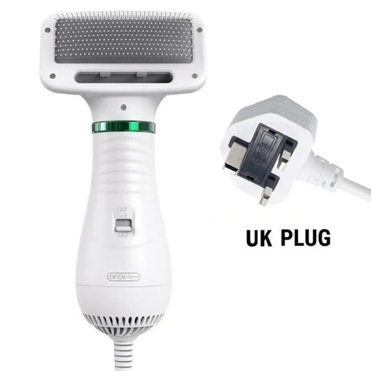 Liora Pets 2-in-1 Portable Dog Hair Dryer & Grooming Comb